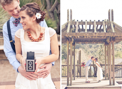 Promenons-nous sous la pluie… {Real Wedding}