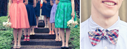 Promenons-nous sous la pluie… {Real Wedding}