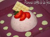 Panna cotta fraises coulis pistache