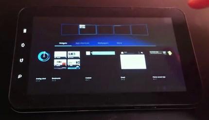 Une vidéo du portage Android 3.0 sur la Galaxy Tab 7