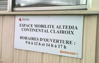 France Info - La cellule de reclassement, située à Compiègne (Oise), à quelques kilomètres de l’usine de Clairoix © RADIO FRANCE / Florent Guyotat