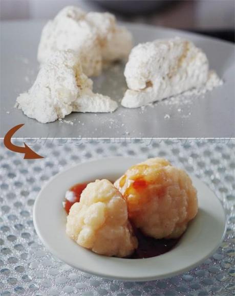 Préparation de no chicken nuggets