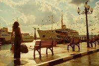 image de la publicité Chanel avec Audrey Tautou à Istanbul