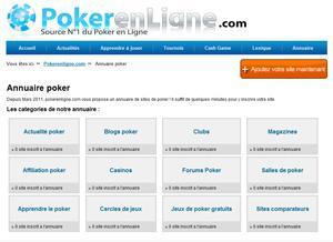 Un lien sur Pokerenligne.com ça vous intéresse?