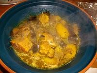 Sauté de porc aux aubergines et au curry