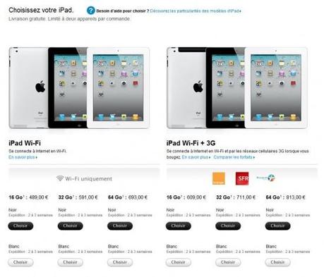 iPad 2 : Les délais se réduisent sur l’Apple Store