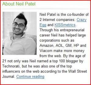 Neil Patel le serial entrepreneur