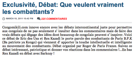 La réussite de la collaboration: R.M COMMUNICATION et CONGOMIKILI