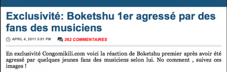 La réussite de la collaboration: R.M COMMUNICATION et CONGOMIKILI