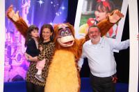 Dominique Farrugia en famille avec King Louie au Festival des Moments Magiques Disney à Disneyland Paris