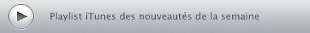 Playlist de la semaine