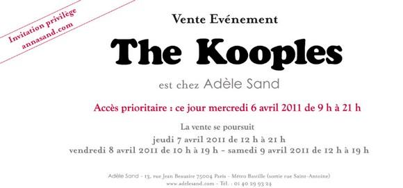 Invitation: The Kooples en vente privée !