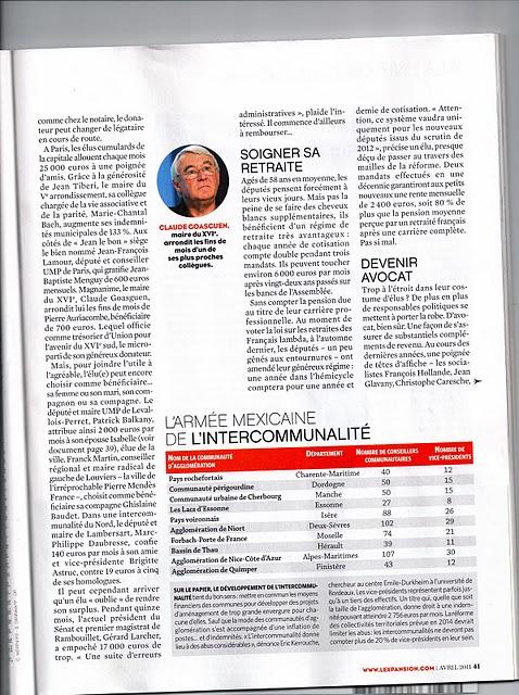 Le blog de Jean-Charles Houel: Le journal « l'Expansion » aligne les écrêtés dont...