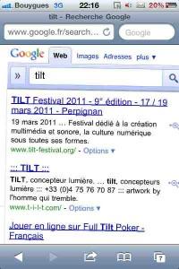 Insolite : Google nous fait une blague avec tilt sur iPhone