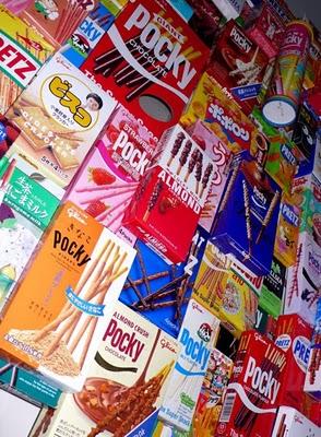 Packagings made in Pocky