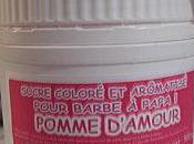 Yaourt sucre barbe papa pomme d'amour