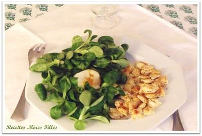 La recette Pâtes : Ravioles en salade (spécialité ardéchoise de Romans)