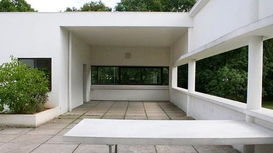 Villa Savoye - Le Corbusier - Cours intérieure