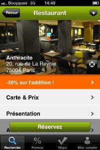 Ze killer application : le GPS gastronomique de lafourchette.com