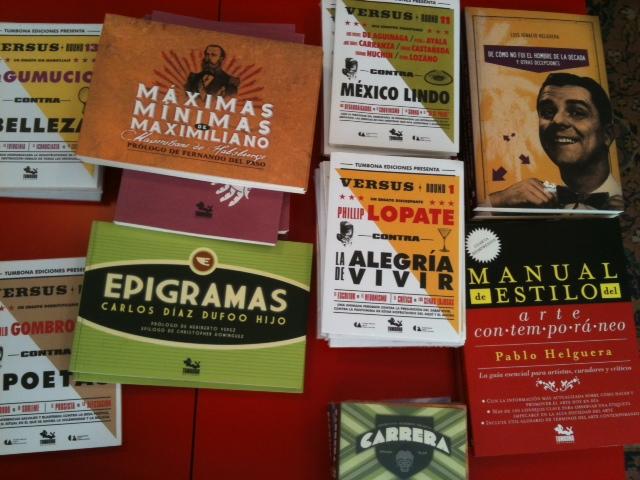 Tumbona ediciones, rencontre avec les éditeurs-écrivains, Vivian Abenshushan et Luigi Amara. Jeudi 7 avril à 19h à la librairie