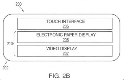 Encore des brevets pour Apple : encre électronique et bordure illuminée
