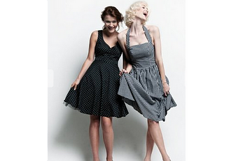 Look 50 s robes glamour chez Naf Naf Paperblog