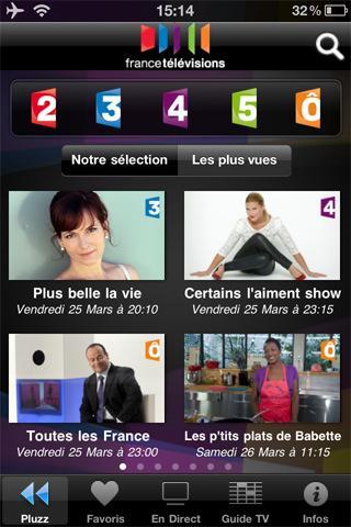 France Télévisions : App. Gratuites pour iPhone, iPod !