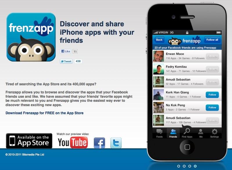 frenzapp : à la découverte de nouvelles applications iPhone