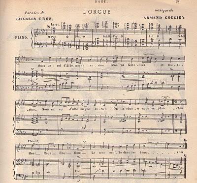 Charles Cros dans La Parodie : L'Orgue. 1869.