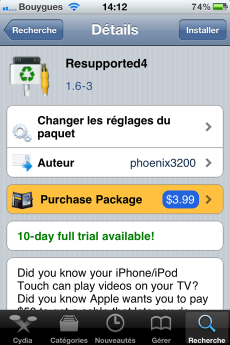 Resupported 4 [MàJ v1.6-3] :Un moyen de faire des économies sans le câble AV officiel Apple