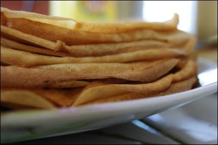 Makis de crèpe sucré