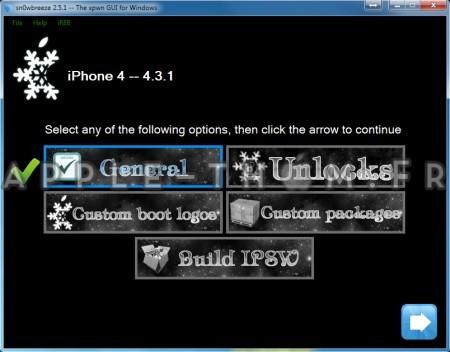 [Tuto] Jailbreak iOS 4.3.1 Untethered par Sn0wbreeze 2.5.1 [Windows]