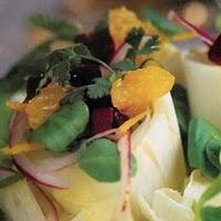 Salade d'endives en fleurs