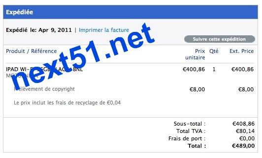 Les iPad 2 commandés le 25 mars sont expédiés et en cours de livraison...