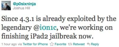 Une dose de jailbreak pour l'iPad 2...