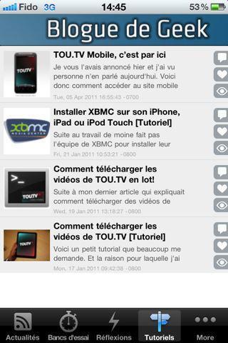 Blogue de Geek Mobile