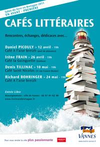 Cafés littéraires en marge du Salon du Livre en Bretagne (Vannes - 56)