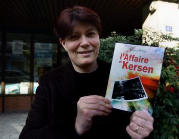 Leur premier livre - Maria Priser : L’affaire Kersen Maria Priser, pas peu fière de son premier roman./photo Jean-Marc Ramel