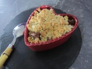 crumble fruits chocolat crumble fruits chocolat