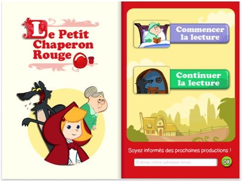 screen capture8 Le Petit Chaperon Rouge sur iPad
