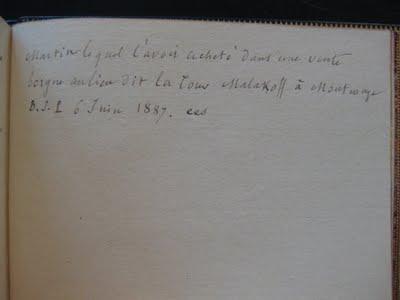 Un exemplaire du baron Jérome Pichon... annoté par lui, et qu'il regrette de ne pas avoir acheté au poids...