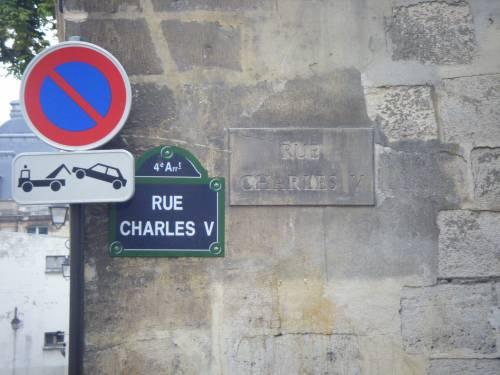 Plaque Rue 75004 Charles V 2010-11-04.jpg