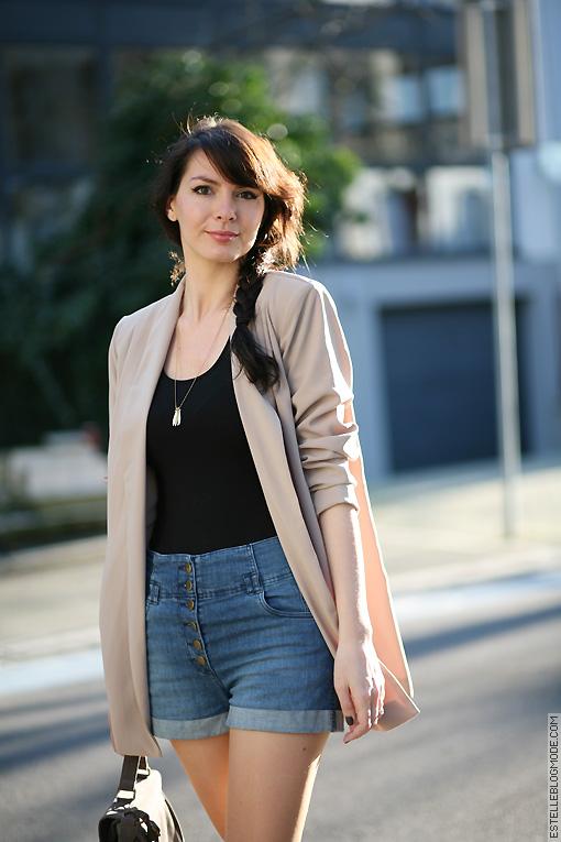 blazer beige preppy Nude and sun