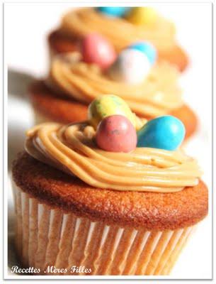 La semaine Pâques - La recette Pâques : Cupcakes Peanut Butter
