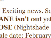 Bloodrose Nightshade tome Andrea Cremer (Date sortie