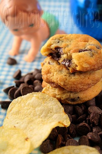 Biscuits aux chips et brisures de chocolat