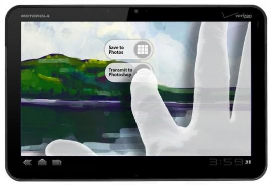 Motorola Xoom tablet copy 550x375 540x368 Votre tablette va se connecter à Photoshop 