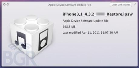 Apple-iOS-4-3-2 iOS 4.3.2 : arrivée imminente