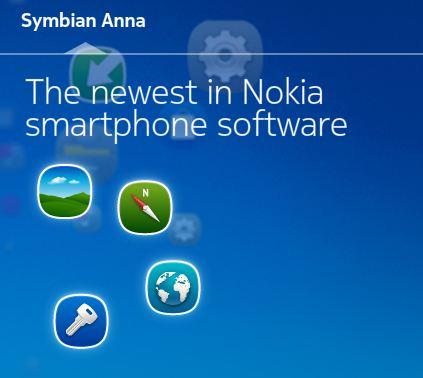 symbian ana Symbian Anna pour les Nokia N8, E7, C7 et C6 01 