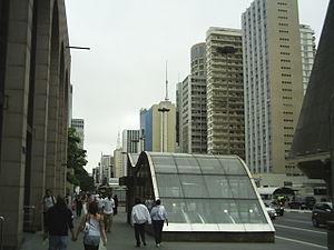 Paulista Avenue in São Paulo City.